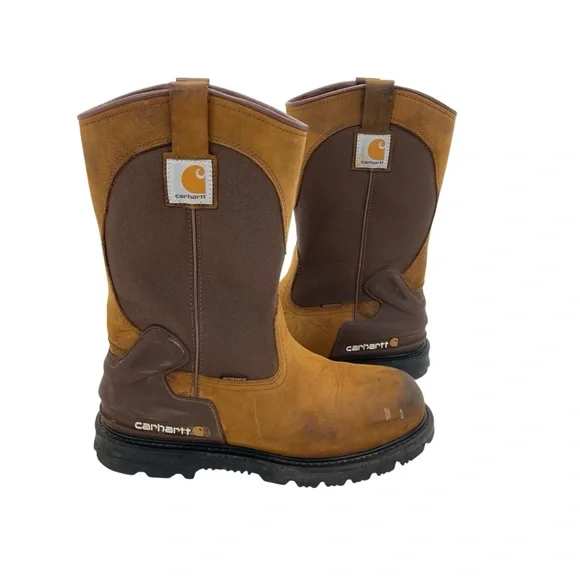 Carhartt Heritage Waterproof Wellington 9 1/2W Brown - Picture 1 of 16